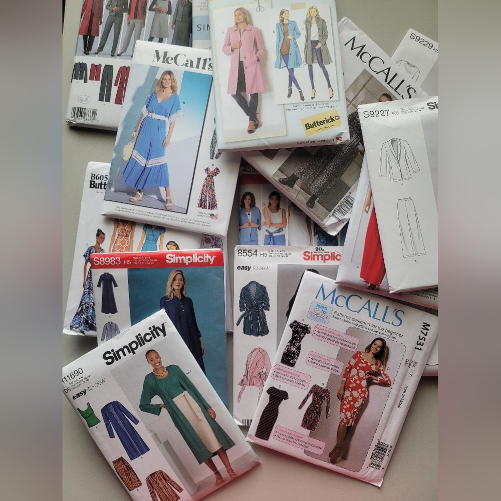‼️Must Go‼️ 15 Lot of New Sewing Patterns